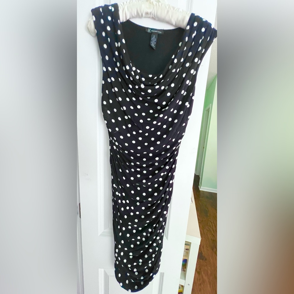 INC International Concepts Black Midi Dress